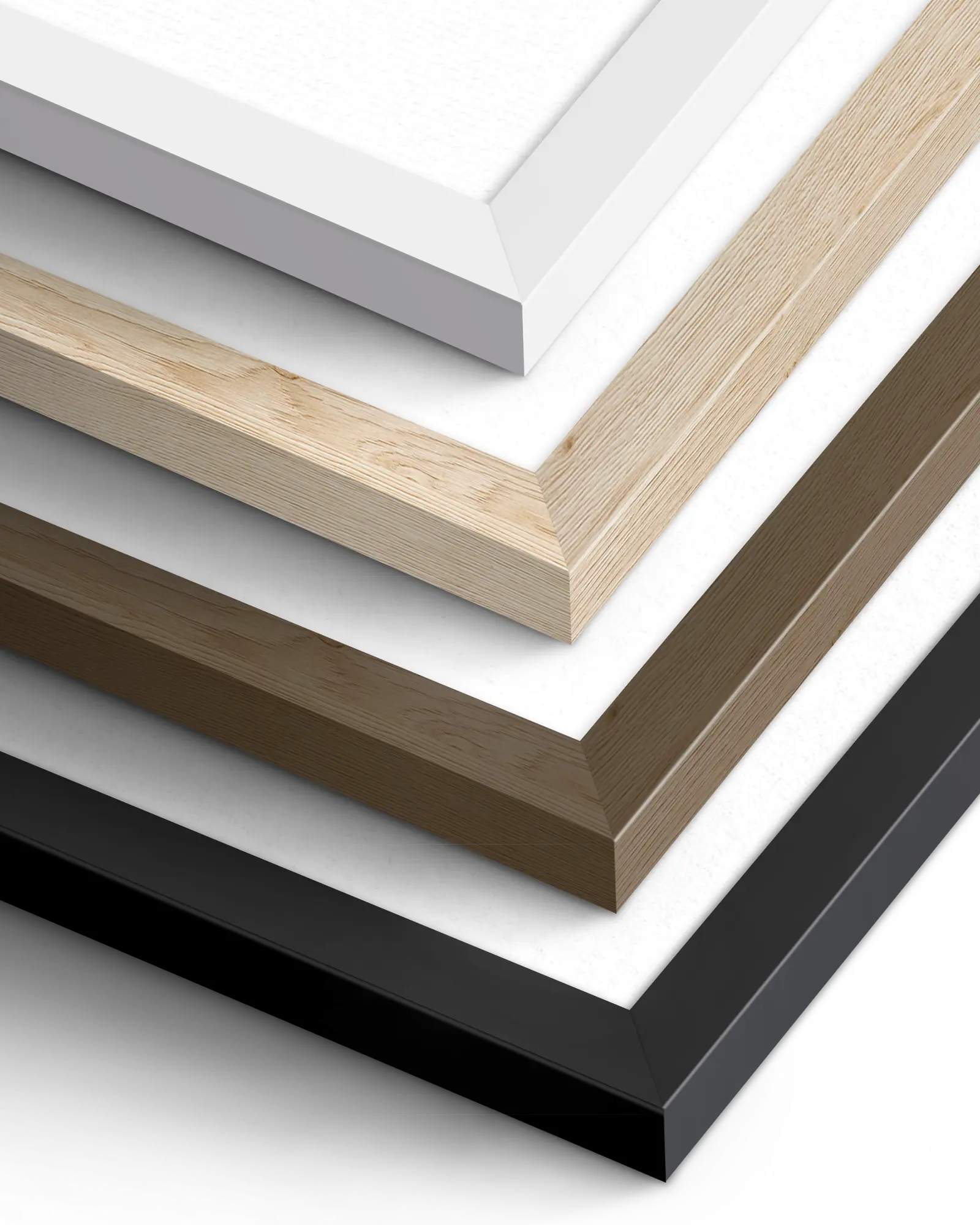 Détail du cadre en bois véritable